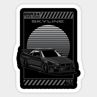 Skyline R34 Sticker